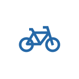 自転車でお越しの場合