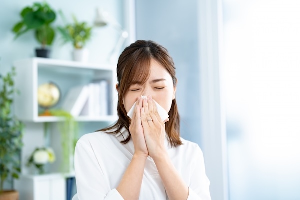 くしゃみ、鼻水、目のかゆみが続くときはご相談ください